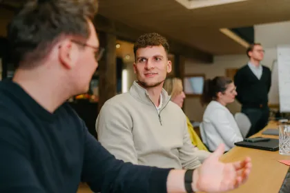 Alexander Dufner bei der Arbeit